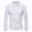 White, variant on Men's Fashion Casual Long Sleeved Solid Color Quarter Button Up Lapel Self-cultivation Top Orange 8(L)