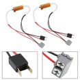 thumbnail image 1 of 2pcs LED Fog Light Load Resistor Decoder Anti Flicker Flash Error Canceller for H7, 1 of 1