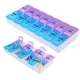 thumbnail image 3 of Caja Organizador de pastillas de 7 días con 14 ranuras Estuche semanal Recordatorio de medicamentos para viajes FLhrweasw, 3 of 6