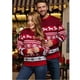 thumbnail image 4 of Suéter europeo y americano Ropa de pareja Suéter navideño para hombre y mujer Suéter de manga larga con cuello redondo y alce en jacquard para mujer, 4 of 6
