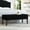 Black, variant on Storage Bench In Velvet - Provides Comfort And Organization Solid Wood Frame 48”l X 18”w 18.5”h Cream, Tone With Tufting Comfortable Functional Wooden Structure