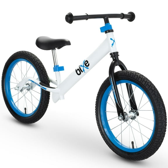 Bixe Balance Bike for Big Kids - No Pedal Sport Training Bicycle, 16-inch Wheel, Ages 4-9 Years Old - Blue