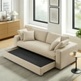 thumbnail image 5 of Modway Commix Down Filled Overstuffed Sleeper Sofa w/Throw Pillows - Light Beige, 5 of 10