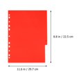 thumbnail image 4 of FRCOLOR Paravent 24 Pcs Index Paravent Coloré pour Carnet Mémo, 11.69"X8.86"X0.04 Pouces, 4 of 4