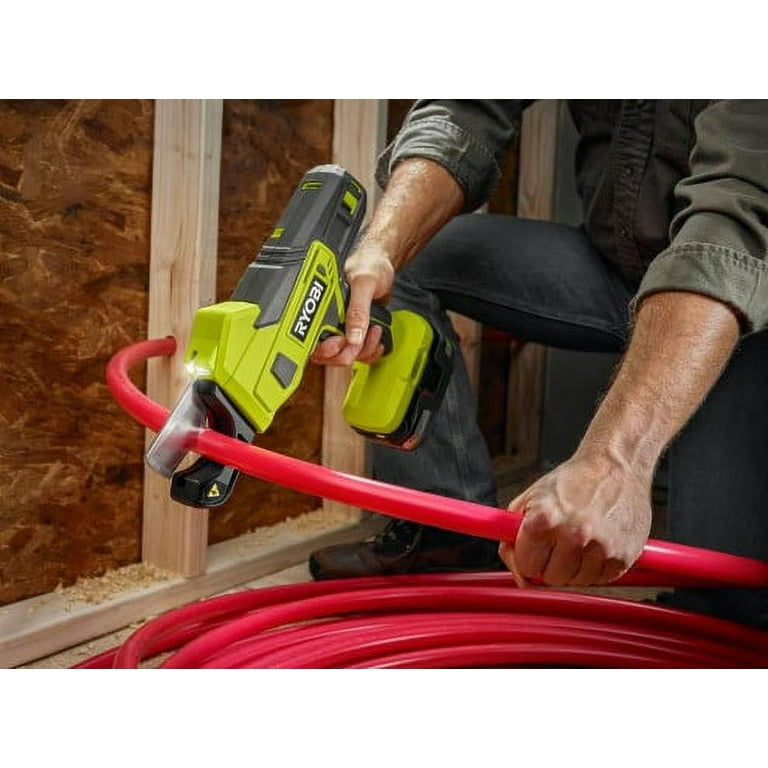 Ryobi 18-Volt ONE+ Lithium-Ion Cordless PVC and PEX Cutter (Tool Only)