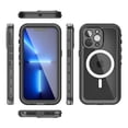 thumbnail image 1 of 1 Pcs iPhone 13 Waterproof Case- IP68 Waterproof Full Body Double Layer Shockproof Built-in Screen Protector Outdoor Underwater Scratch Resistant Wate, 1 of 8