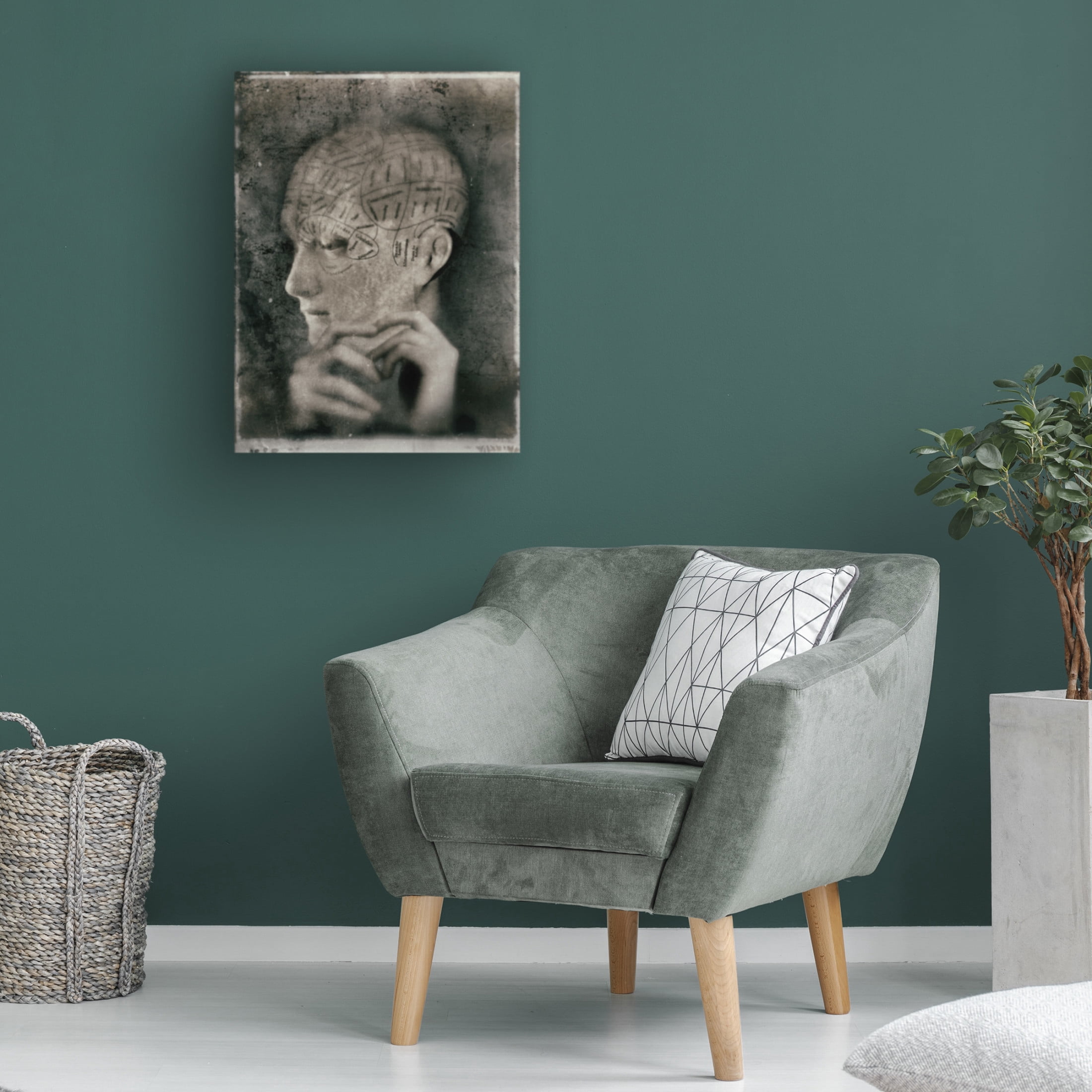Canvas Wall Art - Jeffrey Hummel 'Dans L Intimate' Wall Art for Living Room, Bedroom, or Office Décor by Trademark Fine Art - 18 x 24 Inches