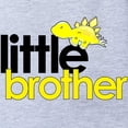 thumbnail image 2 of CafePress - Little Brother Dinosaur New - Cute Infant Baby Football Bodysuit, 2 of 3
