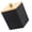Black, variant on Yihuala Stylish Cotton Covers Storage Holder with Sturdy Wood Lid for Vanitiesd Countertop for Swabs and Pad