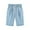Blue, variant on Shorts for Girls Summer Casual Breathable Linen Shorts Drawstring Elastic Waisted Knee Length Pants for Kids 3-13Y