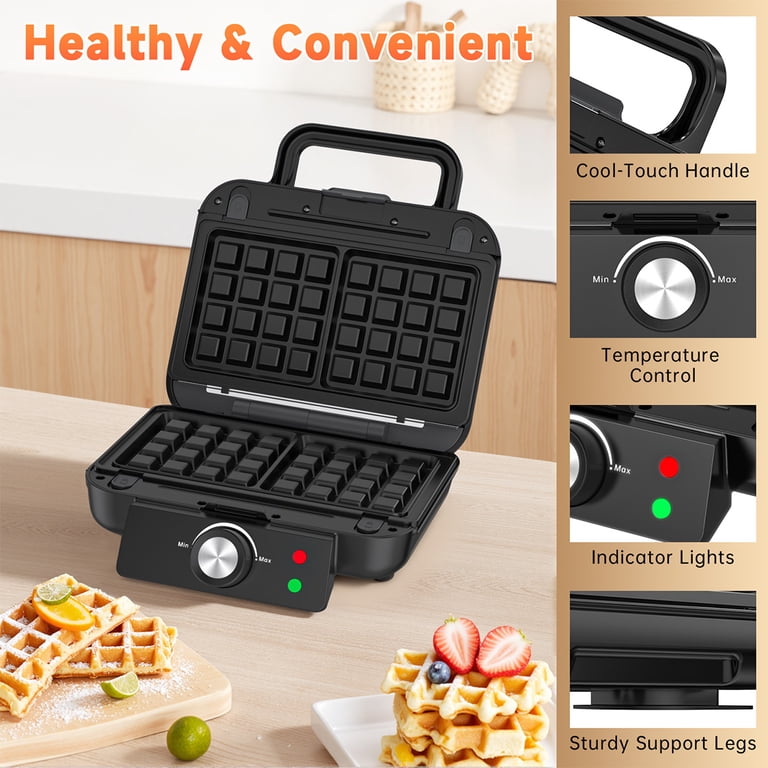 Gped 3-in-1 Sandwich Maker Panini Press and Waffle Iron photo 4