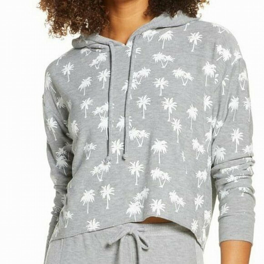 Women's Sweatshirt Small Palm Tree Print Hoodie S - Walmart.com
