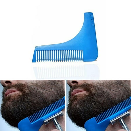 Beard Shaping Styling Template Beard Comb Tool for Hair Beard Trim (Best Way To Trim Beard Evenly)
