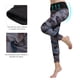 thumbnail image 4 of Pantalones de yoga para mujer Leggings deportivos Pantalones de entrenamiento de fitness sin costuras estampados (L, verde camuflaje), 4 of 8