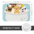 Kdxio Cute Dog In Bathtub,16" x 24", NonSlip Front Door Mats,Outdoor