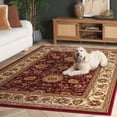 thumbnail image 4 of Safavieh Lyndhurst Victoria Floral Area Rug, Red/Ivory, 3'3" x 5'3", 4 of 13
