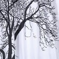 thumbnail image 2 of 180x200cm Waterproof Shower Curtain Bathroom Polyester 12 Hooks 1# Black Tree, 2 of 6