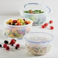 thumbnail image 4 of LocknLock Nestables Food Storage Container Set, 6-Piece, Clear, 4 of 4
