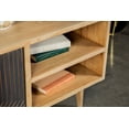 thumbnail image 3 of Coaster Wood TV Console for TVs up to 60" with Sliding Doors in Natural, 3 of 3