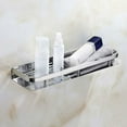 thumbnail image 1 of Carrito de ducha SUS304, estante de ducha de acero inoxidable, estante de baño montado en la pared, cesta de ducha rectangular, cromado, 1 of 5