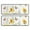 White Butterfly Bee, variant on Kitchen Rugs Sets Of 2,White Butterfly Bee Sunflower Pattern Anti Fatigue Kitchen Mat Rugs Non Slip Washable,Decorative Kitchen Floor Mats for Kitchen,Sink,Laundry,17"x47" 17"x47"