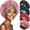 style1, variant on 4 Pack Satin Bonnet Silk Bonnet for Sleeping Women, Hair Sleep Bonnets for Women, Wide Soft Band Sleep Cap for Curly Hair Braids
