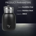 thumbnail image 1 of Mistaha Water Bottle Stainless Steel Matte 300ml Insulated Small Water Bottle for Kid Lid with Hook, 1 of 8
