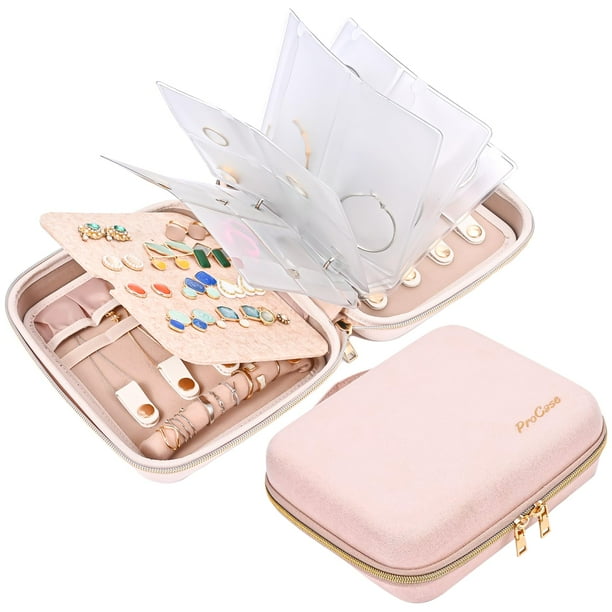 Funda organizadora de joyas ProCase Medium Travel Pink