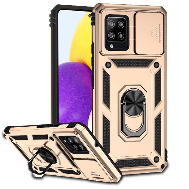 Estuche GANGXUN para Samsung Galaxy A42 5G, soporte giratorio 360°, estilo mecánico y magnético