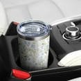 thumbnail image 5 of 20oz Tumbler with Lid and Straw Stainless Small Daisy Steel Vacuum Insulated Water Coffee Tumbler Cup, Double Wall Vacuum Insulated Travel Mug Reusable Tumblers for Ice Drinks, Hot Beverage, 5 of 7