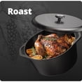 thumbnail image 6 of Greater Goods 10 inch Cast Iron Dutch Oven with Lid, 5qt Capacity, for Stove, Complete Cast Iron Set, 6 of 12