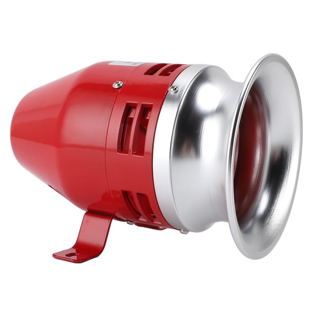 Sirena De Alarma Sonora Con Motor Eléctrico, Bocina Zumbadora Impulsada De 125dB