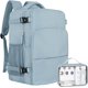 thumbnail image 1 of Mochila de viaje Sinali para portátil impermeable de 16 pulgadas para mujer, 1 of 8