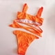 thumbnail image 3 of Traje de baño sexy de dos piezas con correa para el cuello halter y almohadilla para el pecho sin aros Estampado de leopardo Fridja  nalpqowj20302, 3 of 5