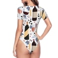 thumbnail image 4 of Naloa Wine Bottles Glasses Women's Short-Sleeved Onesie, One-Piece Swimsuit for Parties, dates, clubs - X-Large, 4 of 9