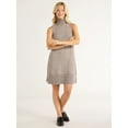 thumbnail image 2 of Free Assembly Women’s Sleeveless Turtleneck Sweater Mini Dress, Sizes XS-XXL, 2 of 5