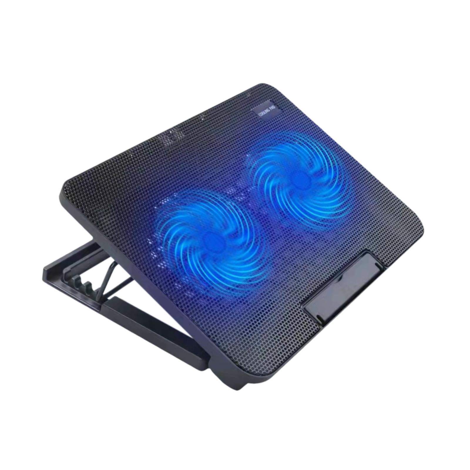 Wzmzjy Notebook Laptop Cooler Fan Cooling Stand Multipurpose Portable Anti Slip Baffle