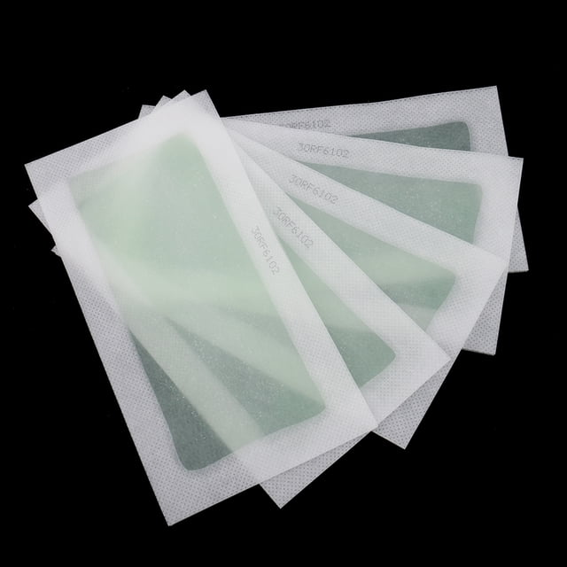 Nuevo 10PCS dos cara Eliminación Del cabellero Frío Tiras De Papel atención De Herramientas De atención Suave Para El B Macarena Papel encerado para depilación