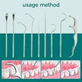 thumbnail image 7 of Dental Picks 9 Pcs Stainless Teeth Cleaning Tool Set 2024 New Reusable Toothpick Set With Storage Box Metal Toothpicks Calculus Oral Care Cleaning Tools For Home And Traveling Reduced Price, 7 of 7