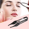 thumbnail image 5 of 1 pieza recortador de cejas de acero inoxidable, pinzas para cejas negras, recortador de cejas, pinzas para cejas, herramientas de cuidado de cejas Sincero Electrónica, 5 of 5