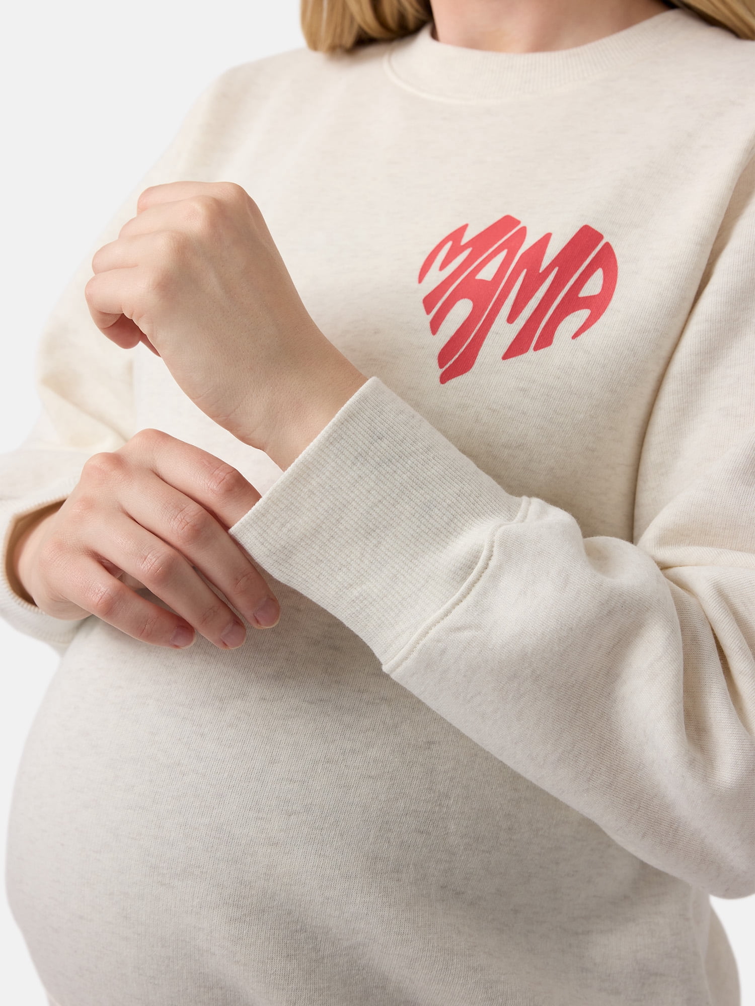 Ingrid & Isabel For Every Belly Women’s Maternity Graphic Sweatshirt, Sizes S-XXL