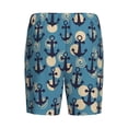 thumbnail image 4 of Picia Anchors Pajama Shorts for Men, Men's Pajama Bottoms, Sleepwear,Short Pajama Pants-X-Large, 4 of 9