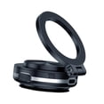 thumbnail image 4 of Soporte universal para teléfono de coche, giratorio 360 degree, de aleación de aluminio. Negro, 4 of 9