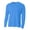 ELECTRIC BLUE, variant on Long Sleeve Birds-Eye Mesh Crew For Men in Athletic Orange N3253