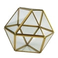 thumbnail image 1 of Maceta Decorativa Moderna De De Cristal Terrario Jardinera Bricolaje Maceta Decorativa De Oro Macarena Terrario de flores, 1 of 7