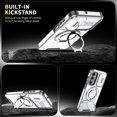 thumbnail image 2 of for Samsung Galaxy A16/A17 Case, Military Grade Shockproof Bumper Rugged Rotating Stand Ring Holder Anti-Scratch Magnetic Cover Compatible with Car Mount Case,Siver,For Galaxy A16/A17, 2 of 10