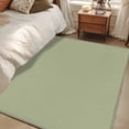 thumbnail image 5 of Sage Green Large Area Rugs for Bedroom Living Room, Soft Non Slip Carpet Bedside Rug, Farmhouse Sage Green Decor Rectangular Floor Cover Kitchen Accent Rug 4'x6' for Dining Room/Office, 5 of 9