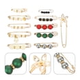 thumbnail image 2 of 11 broches de perlas sintéticas para suéter, chal, broches de perlas artificiales, imperdible, 2 of 8