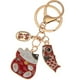 thumbnail image 3 of KAKOWELY Llavero de gato de estilo japonés con bendición de Año Nuevo, ideal para mochilas y bolsos, decoración colgante., 3 of 5