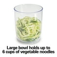 thumbnail image 3 of Hamilton Beach 3-in-1 Electric Spiralizer, 3 Cutting Cones, Metal Food Grip, 6 Cup Capacity, Black, 3 of 8
